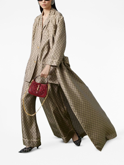 GG SUPREME 真丝阔腿裤