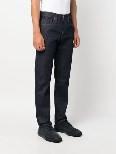 Shop Levi's 502 Tapered-leg Jeans In Blue