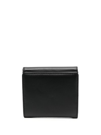 Vivienne Westwood Small Emma Leather Wallet In Black