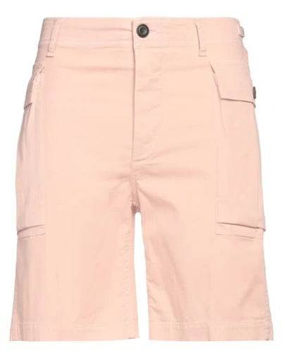 Shop Aries Man Shorts & Bermuda Shorts Blush Size 30 Cotton, Elastane In Pink