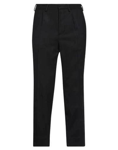 Shop Mauro Grifoni Grifoni Man Pants Black Size 36 Virgin Wool, Elastane