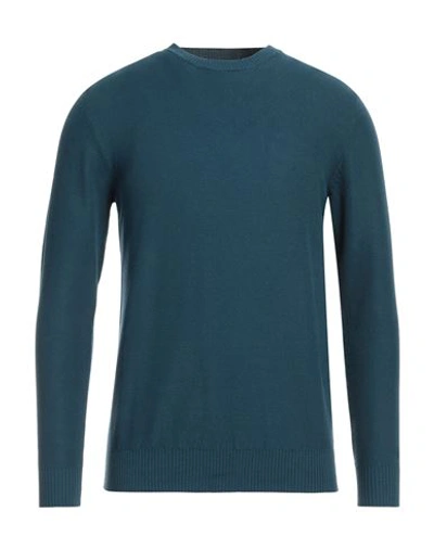 Shop Drumohr Man Sweater Deep Jade Size 44 Cotton In Green