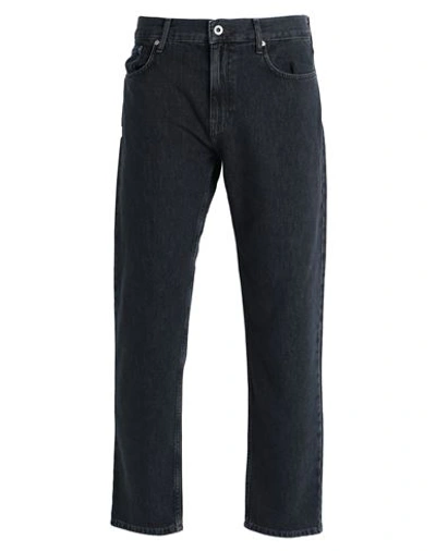 Shop Karl Lagerfeld Jeans Klj Tapered Denim Man Jeans Black Size 32 Organic Cotton