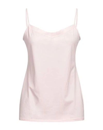 Shop Calida Woman Undershirt Pink Size Xxs Supima, Lycra