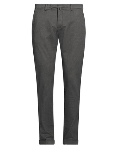 Shop Briglia 1949 Man Pants Lead Size 38 Cotton, Polyester, Viscose, Elastane In Grey