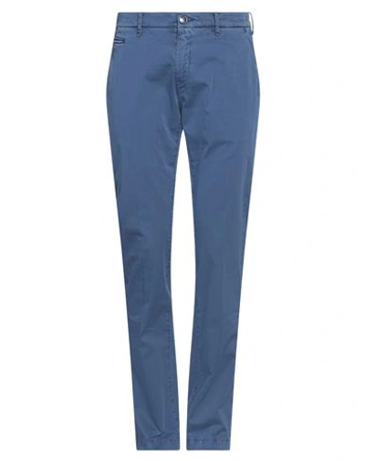 Shop Jacob Cohёn Man Pants Blue Size 31 Cotton, Elastane