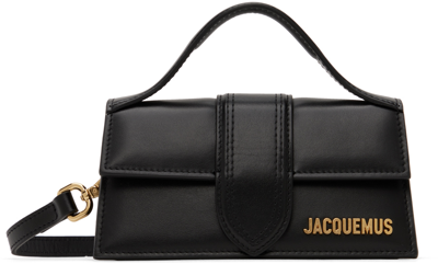 Shop Jacquemus Black 'le Bambino' Bag In 990 Black