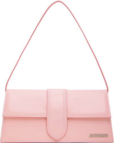 Shop Jacquemus Pink Le Chouchou 'le Bambino Long' Bag In 405 Pale Pink