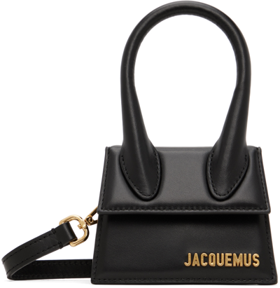 Shop Jacquemus Black 'le Chiquito' Bag In 990 Black
