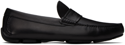 Shop Ferragamo Black Felix Loafers In Nero || Venice Soft
