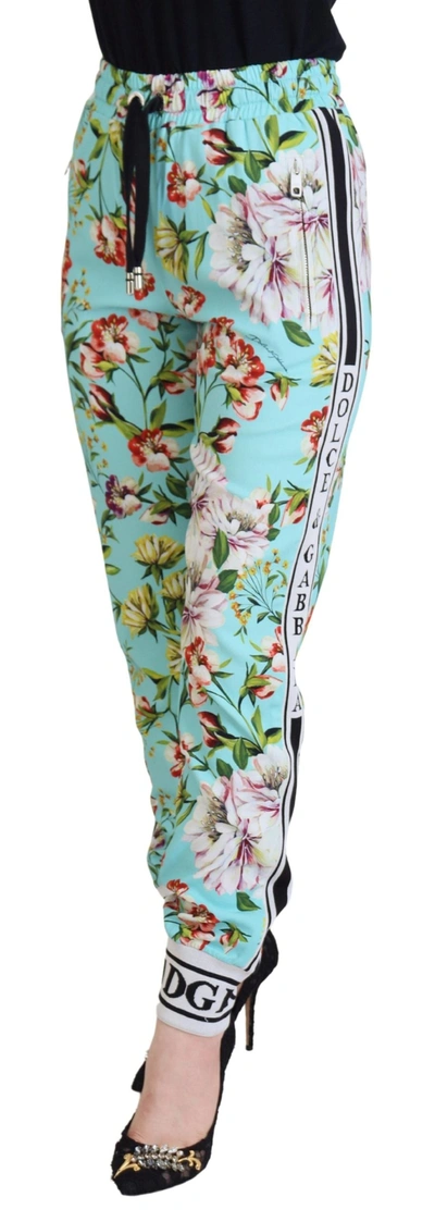 Shop Dolce & Gabbana Multicolor Floral Sweatwomen's Women's Pants