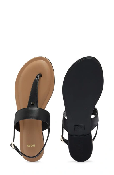 Shop Hugo Boss Jo Slingback Sandal In Black