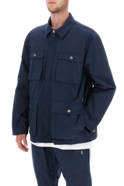 Shop Ksubi 'detonate' Technical Cotton Jacket