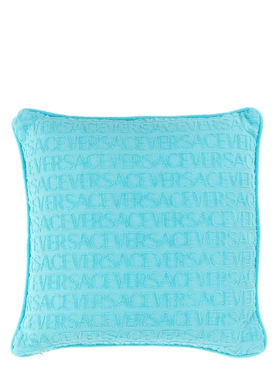 Shop Versace Home Seashell Baroque Cushions Light Blue