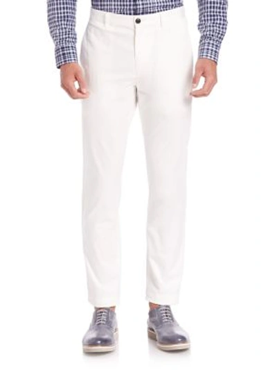 Shop Theory Zaine Patton Slim-fit Pants In White