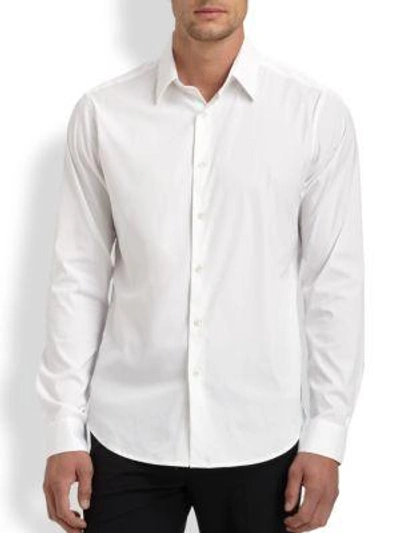 Shop Theory Sylvain Wealth Sportshirt In White