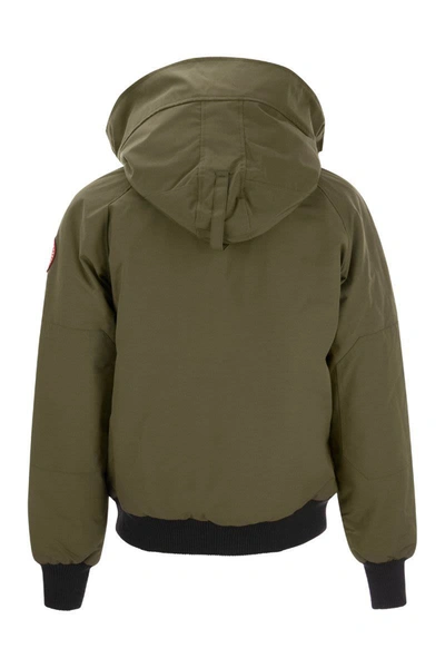 Shop Canada Goose Chilliwack - Hooded Bomber Jacket In Military Green