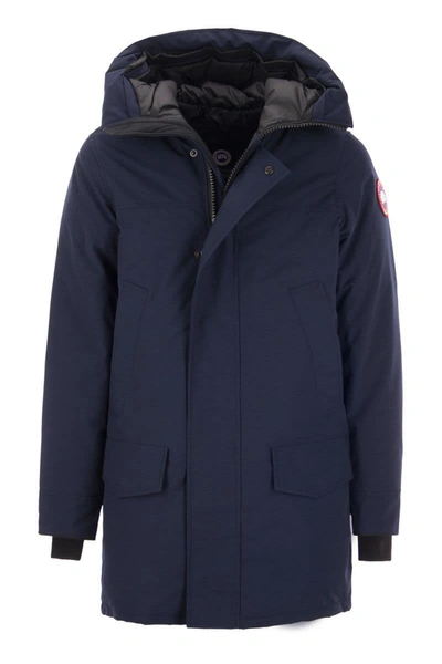 Shop Canada Goose Langford - Hooded Parka In Navy