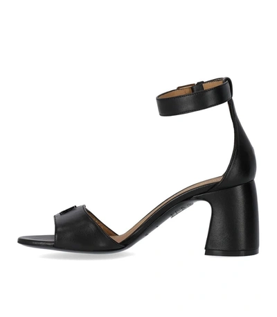 Shop Emporio Armani Black Heeled Sandal