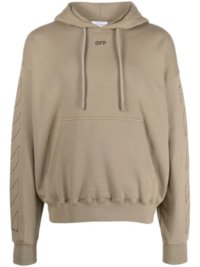 Shop Off-white Skate Sweatshirt Clothing In Nude &amp; Neutrals