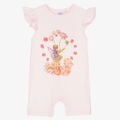 Shop Flower Fairies By Childrensalon Baby Girls Pink Cotton Shortie