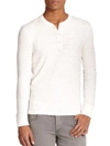 Rag & Bone Classic Henley In White