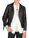 SAINT LAURENT Fringe Leather Moto Jacket