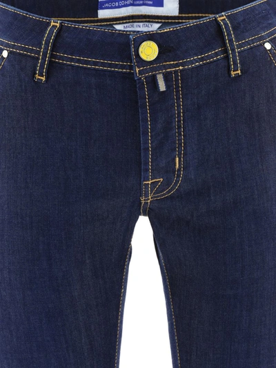 Shop Jacob Cohen "leonard" Jeans In Blue