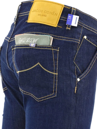 Shop Jacob Cohen "leonard" Jeans In Blue