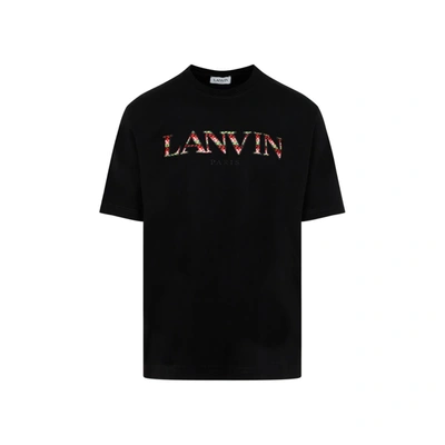 Shop Lanvin Classic Curb T-shirt Tshirt In Black
