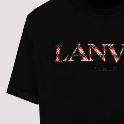 Shop Lanvin Classic Curb T-shirt Tshirt In Black