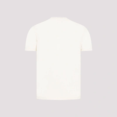 Shop Tom Ford Viscose Cotton T-shirt Tshirt In Nude &amp; Neutrals
