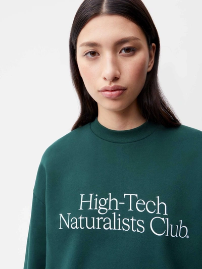 Pangaia High-tech Naturalists Club Jumper In Foliage Green