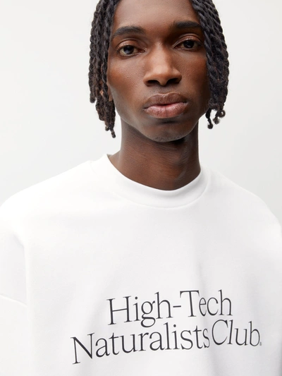 Pangaia High-tech Naturalists Club Jumper In Off White
