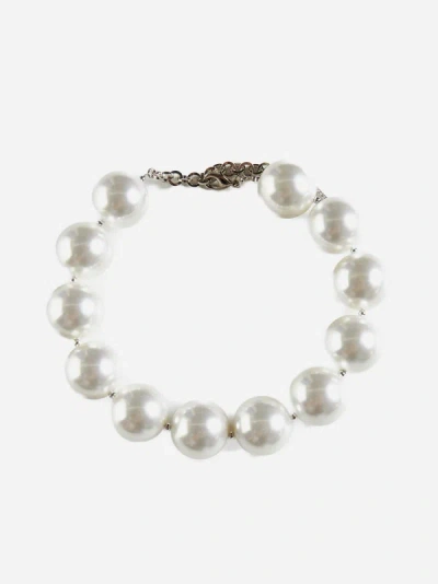 Shop Alessandra Rich Pearls Necklace