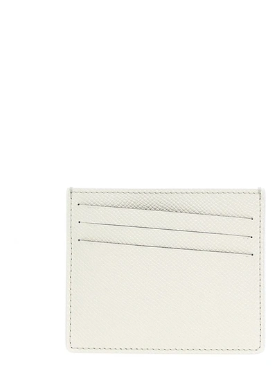 Shop Maison Margiela Stitching Cardholder In White