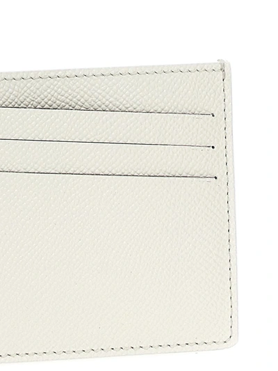 Shop Maison Margiela Stitching Cardholder In White