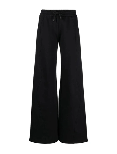 Shop Off-white Round Sweatpants In Black
