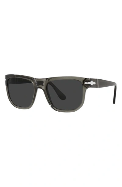 Persol 55mm Polarized Square Sunglasses In Grey