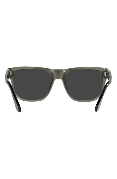 Persol 55mm Polarized Square Sunglasses In Grey