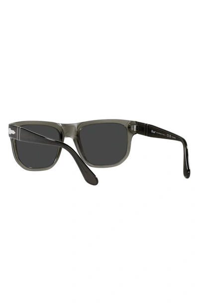 Persol 55mm Polarized Square Sunglasses In Grey