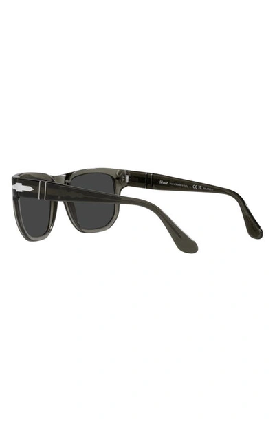 Persol 55mm Polarized Square Sunglasses In Grey