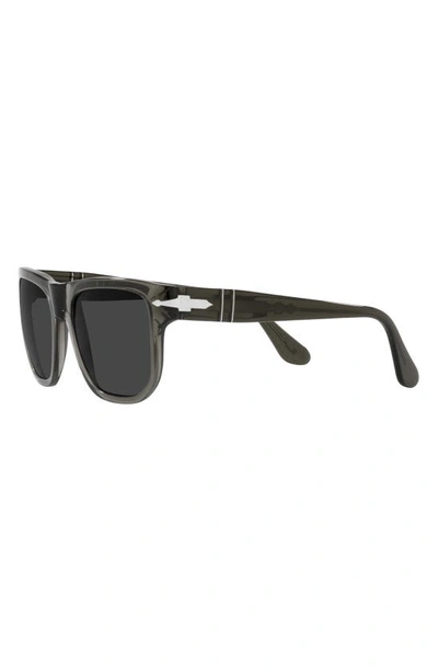 Persol 55mm Polarized Square Sunglasses In Grey