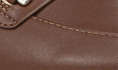 Naturalizer Elin Womens Padded Insole Slip On Loafers In Cappuccino Brown Synthetic