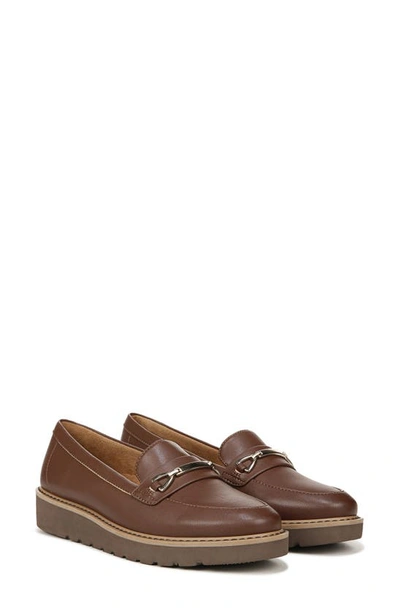 Shop Naturalizer Elin Slip-on Loafer In Cappuccino Brown Synthetic