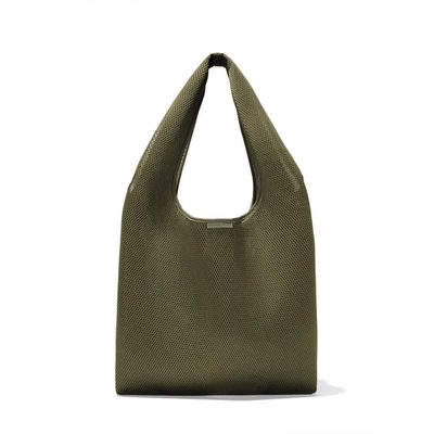 Shop Dagne Dover Dash Grocery Tote In Dark Moss Air Mesh