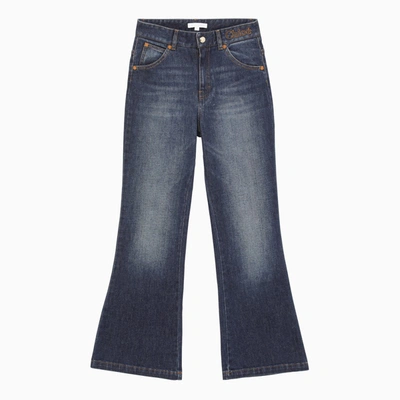 Shop Chloé | Blue Denim Flare Jeans