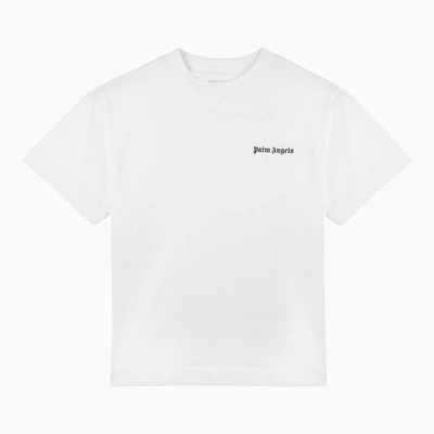 Shop Palm Angels | Classic White Crewneck T-shirt