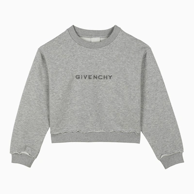 Shop Givenchy Gray Crewneck Sweatshirt In Grey