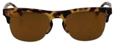 Shop Dolce & Gabbana Brown Gold Acetate Havana Dg430a Women's Sunglasses